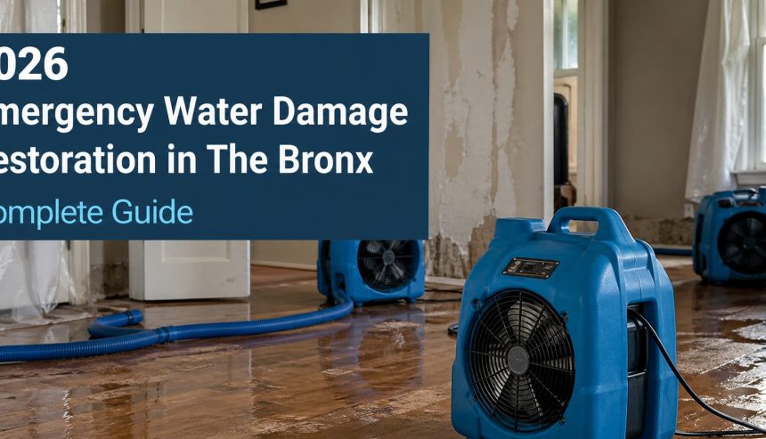 Emergency water damage restoration in The Bronx