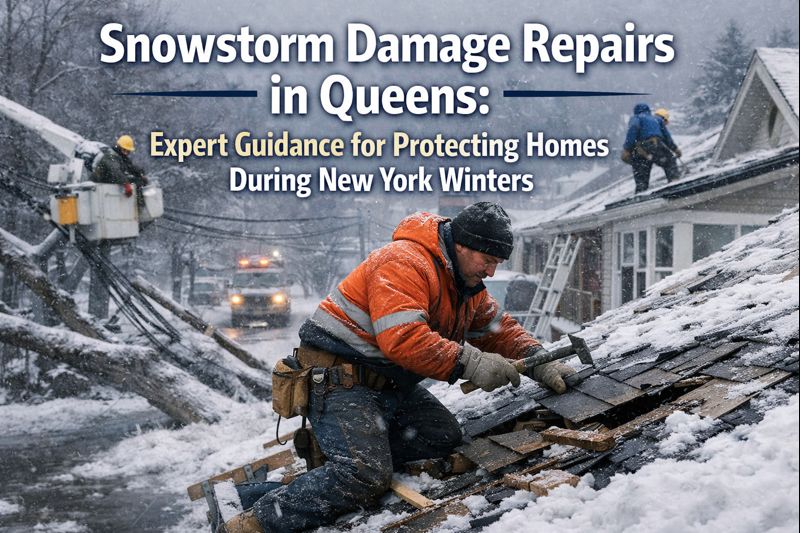 Snowstorm Damage Repairs in Queens
