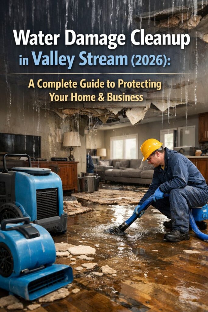 Water damage cleanup in Valley Stream