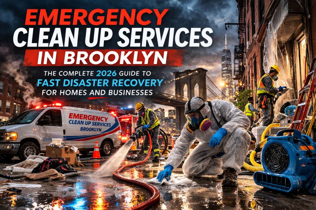 Emergency clean up services in Brooklyn