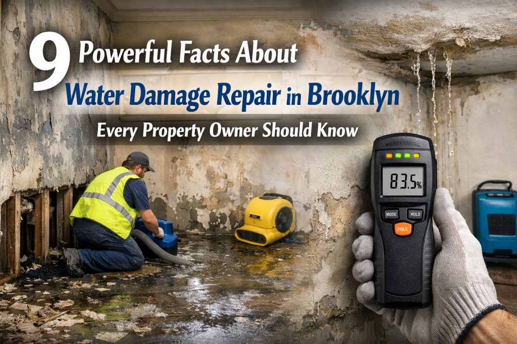 Water damage repair in Brooklyn