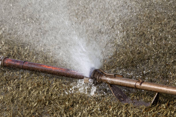 Water leakaging at the joints of agriculture pipe. this calls for What Burst Pipe Repair in Queens