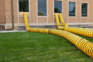 Structural drying equipment for Basement Water Damage Restoration in Mount Vernon