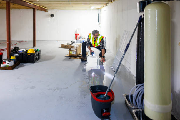 Damage assessment in flooded basement : Basement water damage restoration in Mount Vernon home