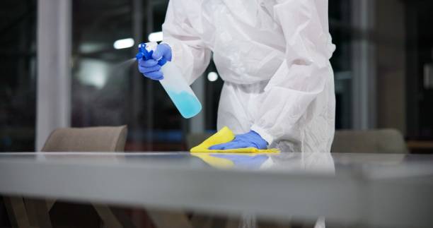 Discreet biohazard cleanup equipment used in Nassau County