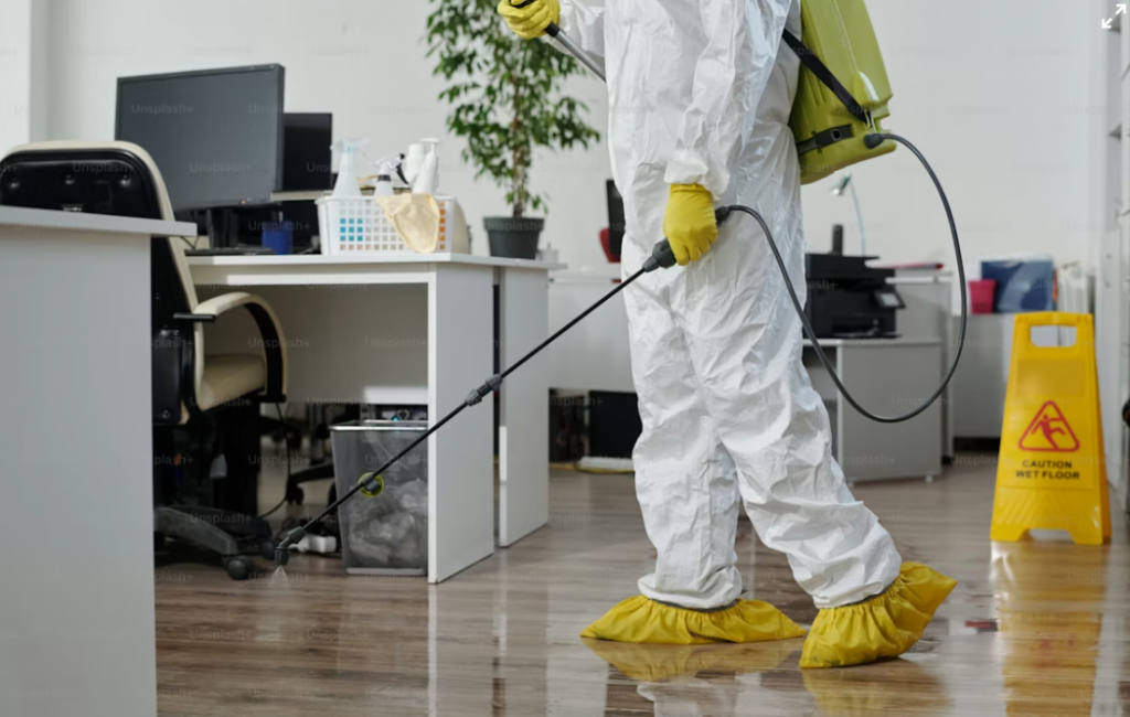 Our Biohazard cleanup services technicians at a site in the Bronx, NY