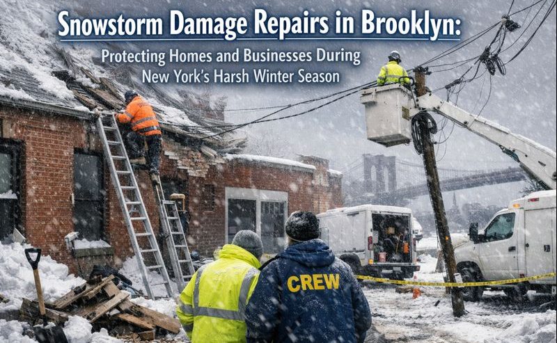 Snowstorm Damage Repairs in Brooklyn