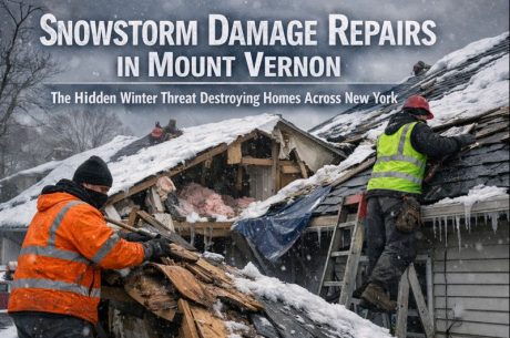 Snowstorm Damage Repairs in Mount Vernon