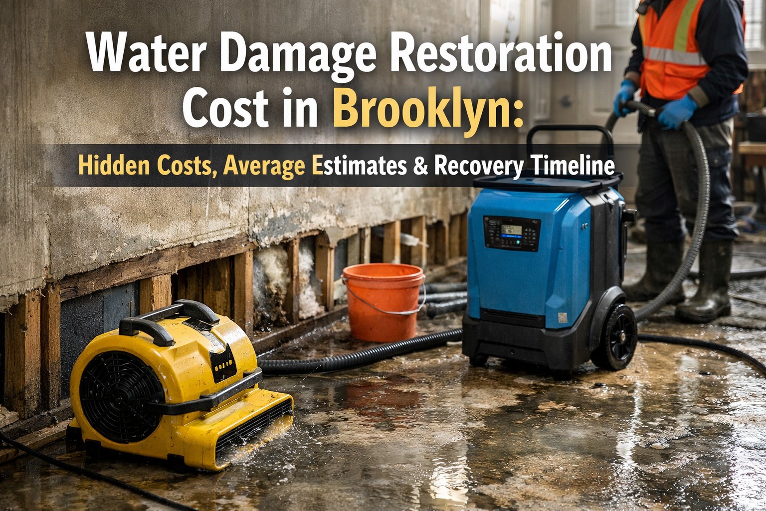 Water Damage Restoration Cost in Brooklyn: Hidden Costs, Average Estimates & Recovery Timeline