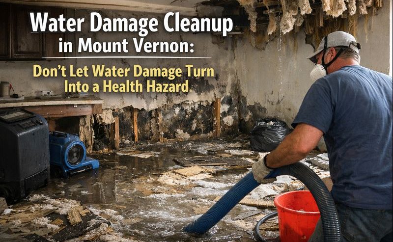 Water damage cleanup in Mount Vernon