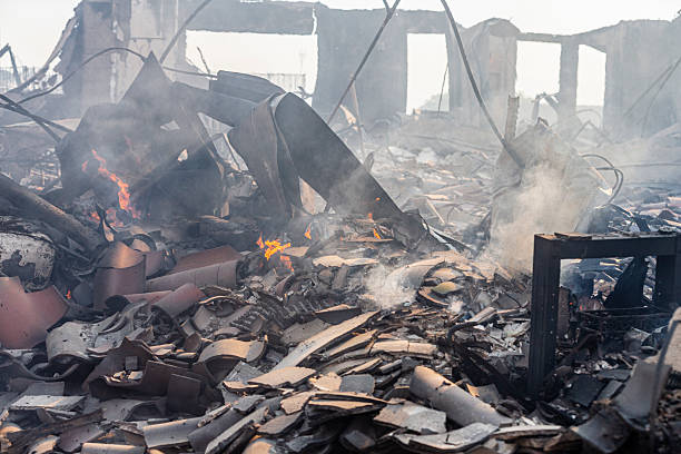 Puffback soot cleanup after malfunction in electrical heater resulting in fire and smoke damage restoration on Queens property