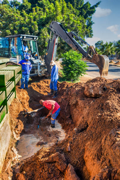 Sewage Excavation in Westbury