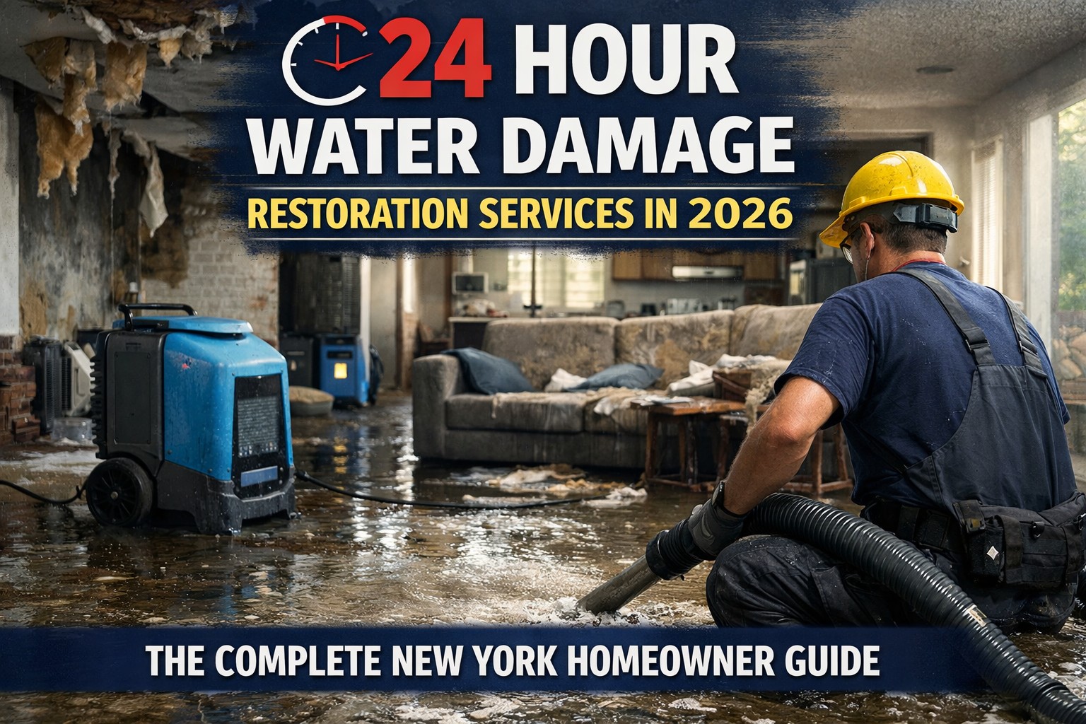 24 Hour Water Damage Restoration Services in 2026: The Complete New York Homeowner Guide