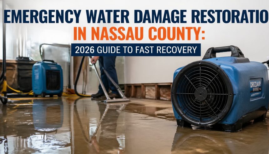 Emergency water damage restoration in Nassau County