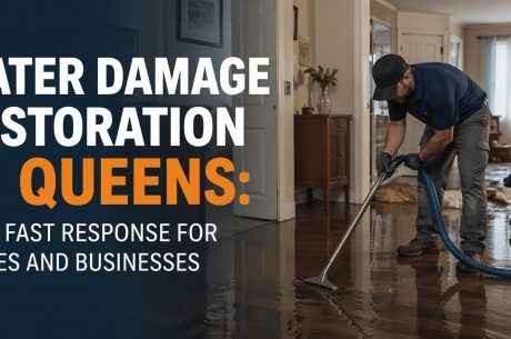 Emergency water damage restoration in Queens