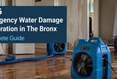 Emergency water damage restoration in The Bronx
