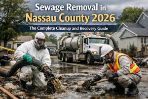 fast sewage removal in Nassau County