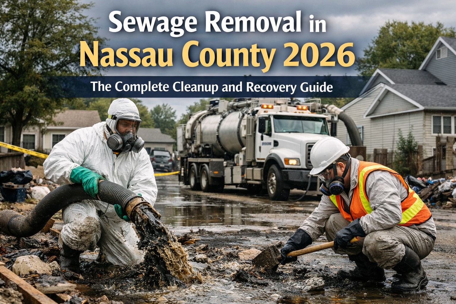 Fast Sewage Removal in Nassau County 2026: The Complete Cleanup and Recovery Guide