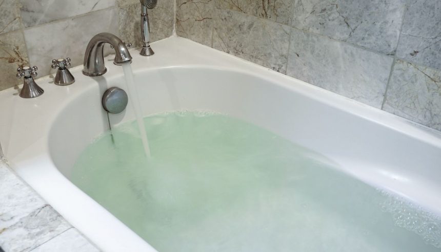 bathtub leak