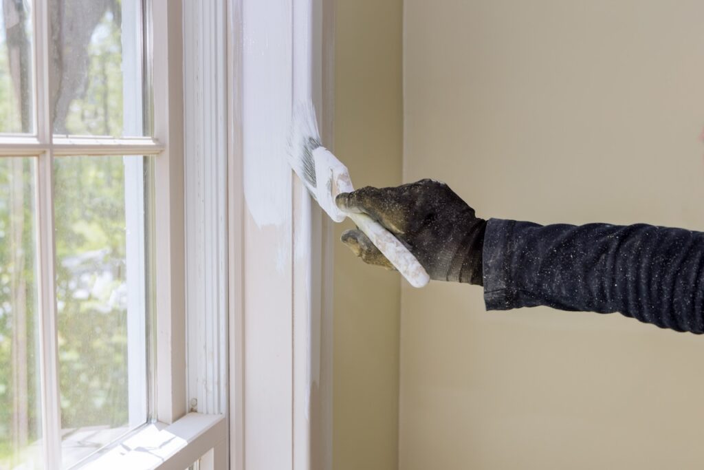how to remove mold that has been painted over