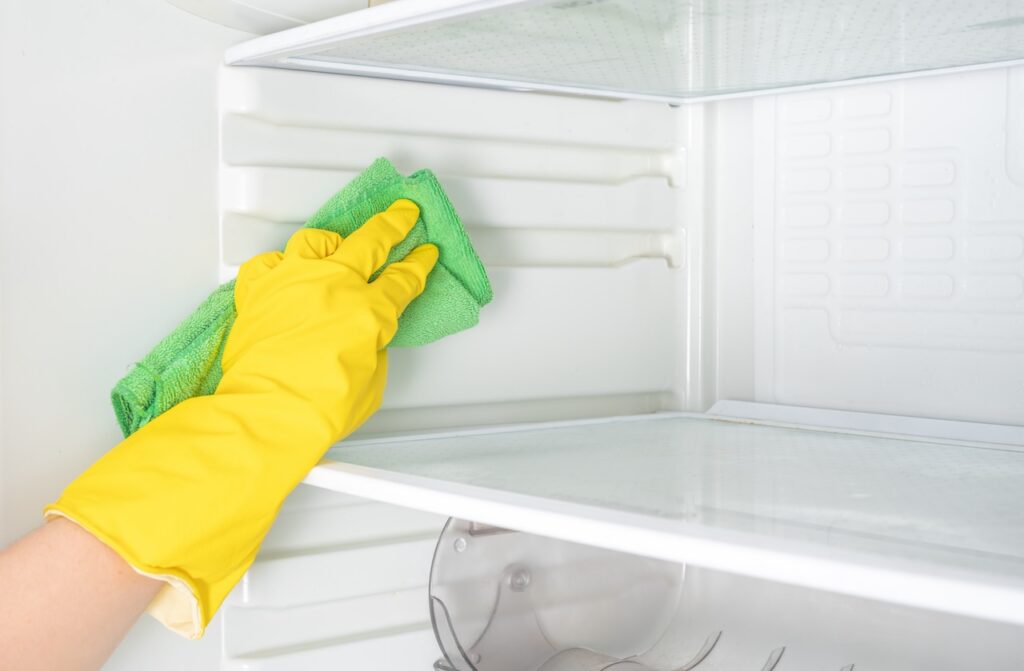 how to clean a refrigerator after a power outage