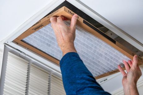 Changing air filters can help keep your HVAC system healthy.