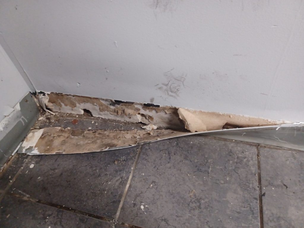 Commercial Water Damage in Warehouse