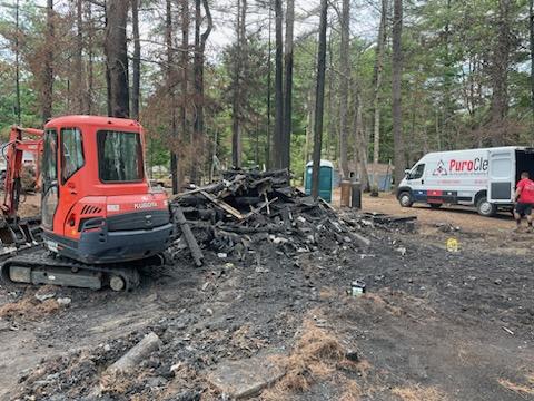 Fire Damage Demolition & Debris Removal (House Tear-Down & Site Cleanup)