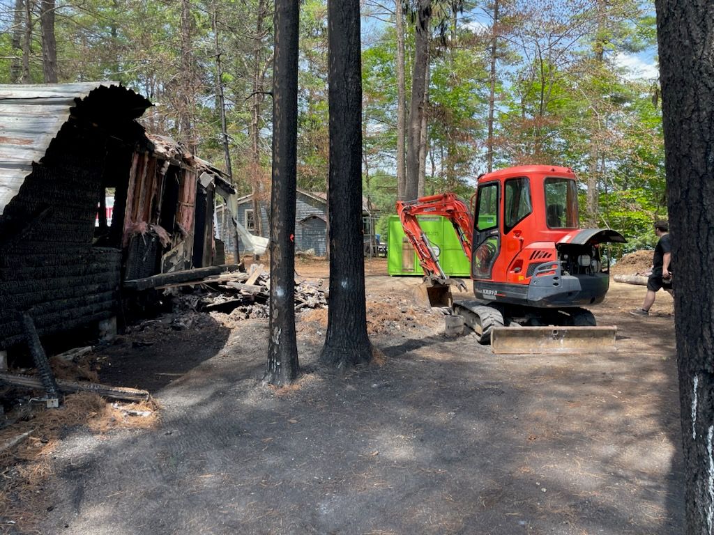 Fire Damage Demolition & Debris Removal (House Tear-Down & Site Cleanup)