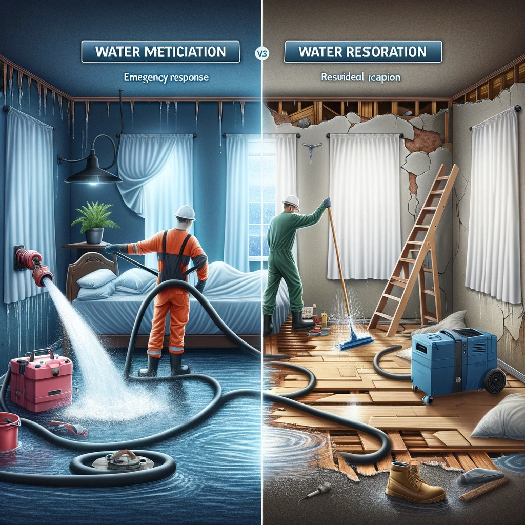 Water Mitigation vs. Water Restoration: What’s the Difference and Why It Matters