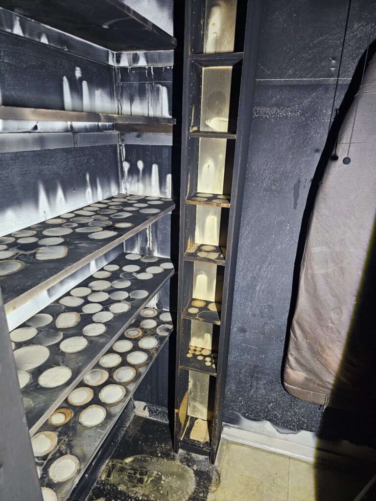 fire damage on cabinets