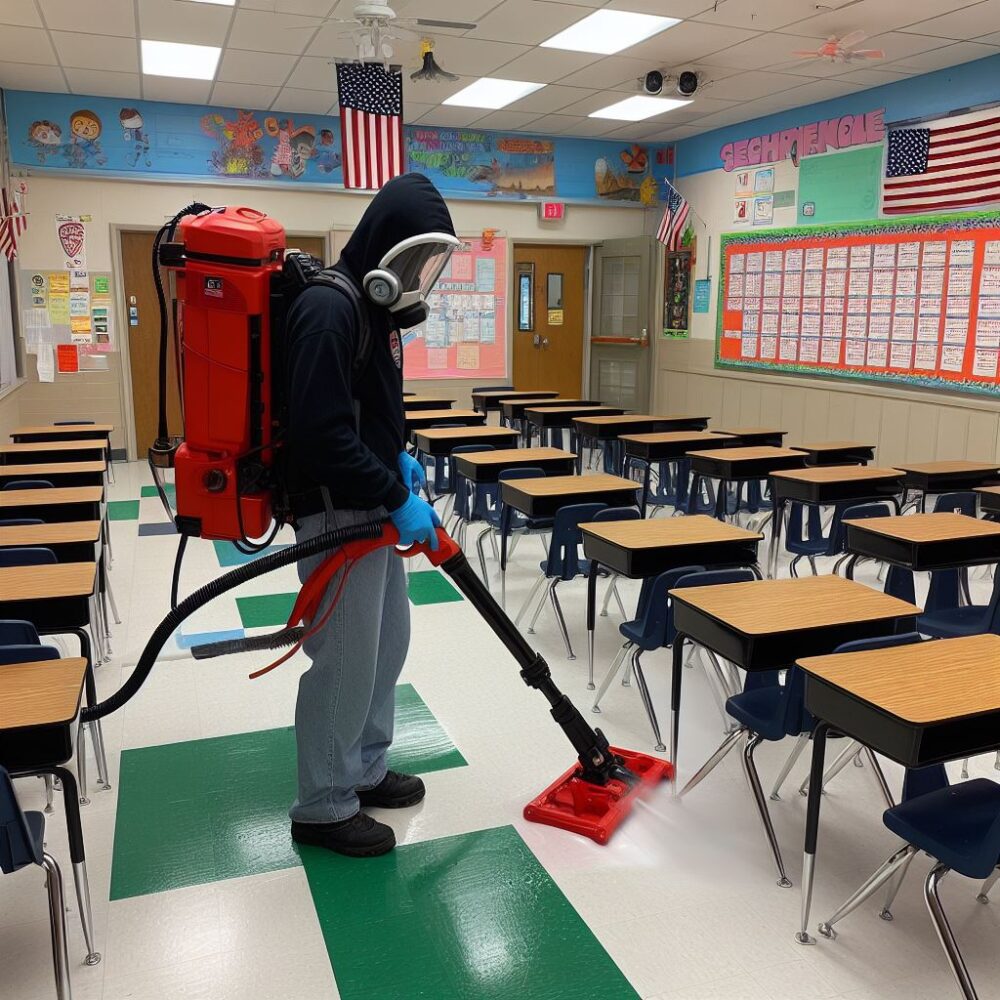 biohazard clean up around community