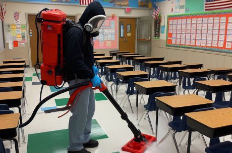 biohazard clean up around community
