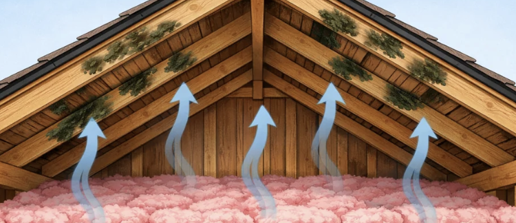 attic mold cleanup spread