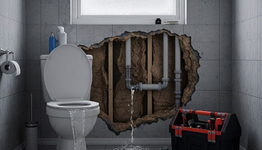 Frozen Toilet Overflows