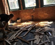 Use of wood during reconstruction process by PuroClean Disaster Services Elk Grove Village IL