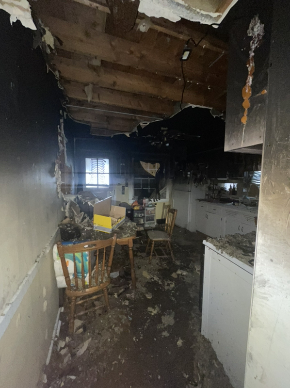 Elmwood Park Home Fire Restoration In Progress By PuroClean