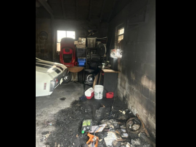 Professional emergency fire damage cleanup services restoring residential property after a fire.