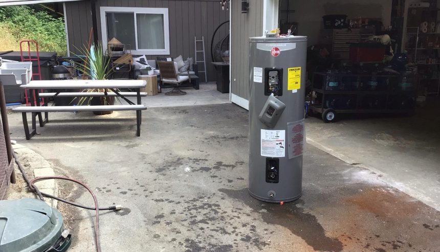 water-heater-burst-garage-flooding