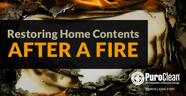 Restoring Home Contents after a Fire