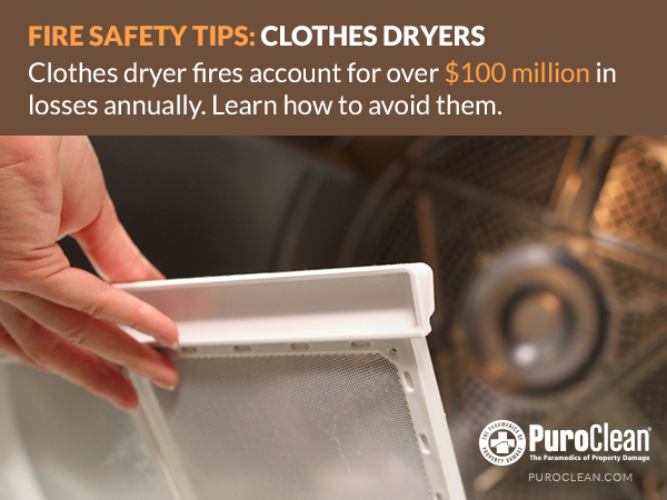 Clothes Dryer Fire Safety Tips