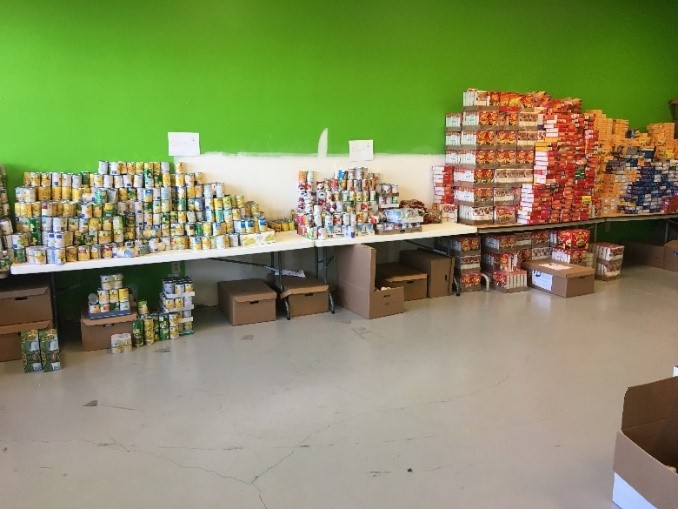 PuroClean of Columbus, OH food drive