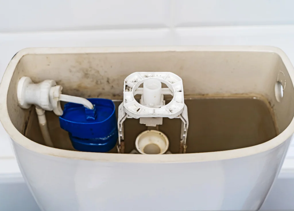 mold in toilet tank