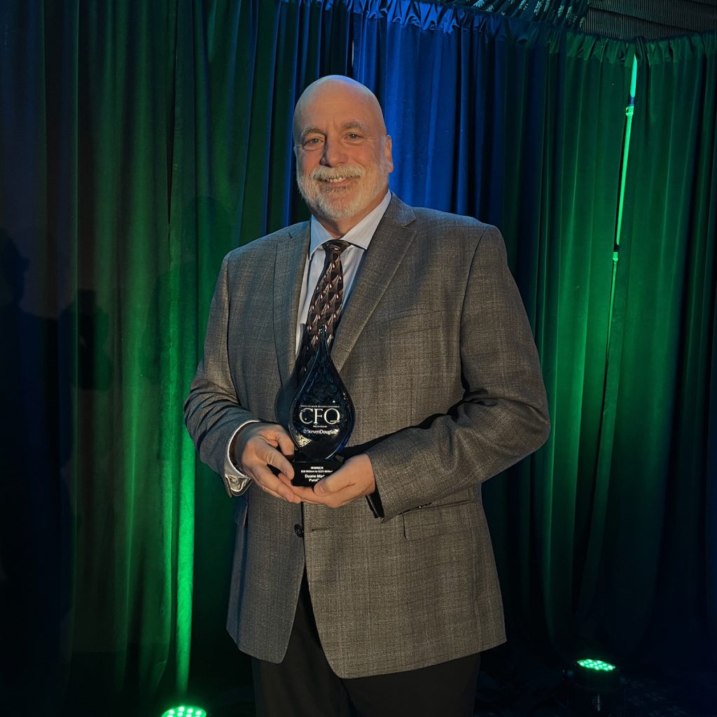 Duane Marker, Won the 2022 CFO of the Year.