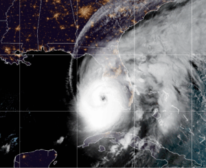 Hurricane Ian near Florida in September