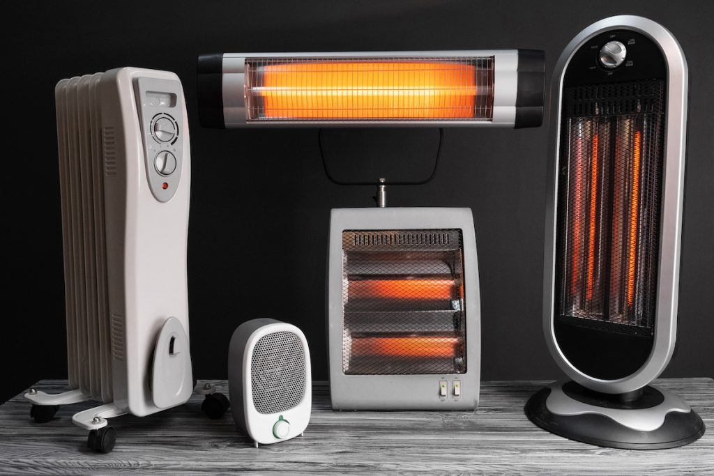 Electric heaters come in all shapes and sizes