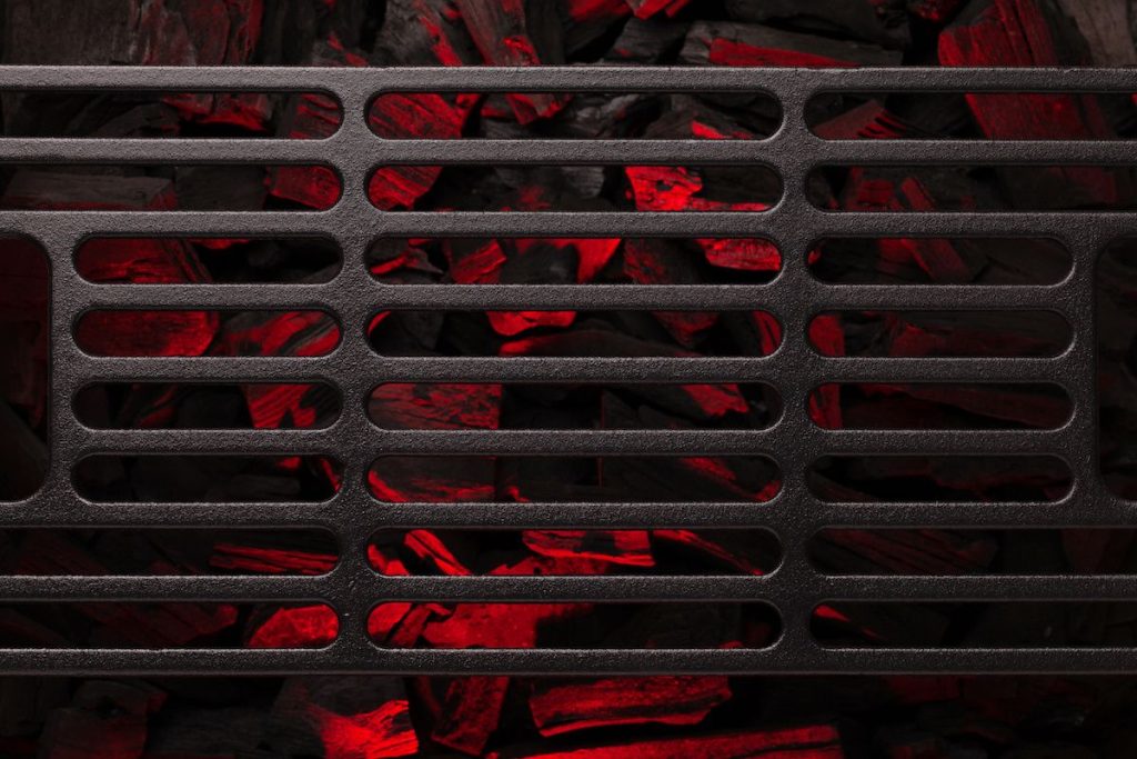 A metal grate is an essential feature of an electric grill.
