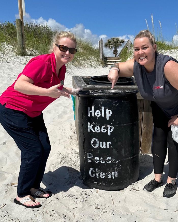 Volunteering for the FCAA 2023 Beach Clean Up