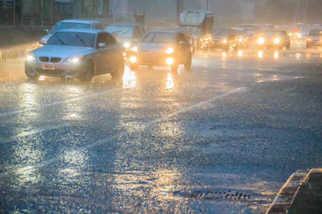 flash flood in the city