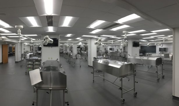 University cadaver lab that needed biohazard cleanup